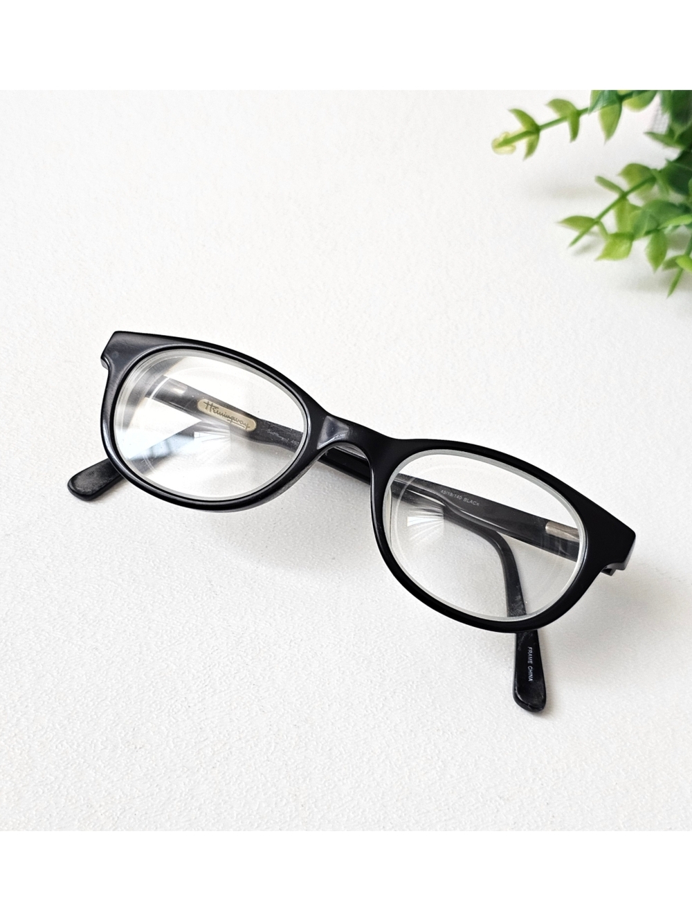 Vintage Ernest Hemingway 4632 Eyeglasses Frame Black 45-19-140 RX